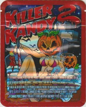 1/8 OZ - MYLAR BAGS (50 CT) - "KILLER KANDY 2"