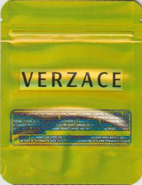 1/8 OZ - MYLAR BAGS (50 CT) - "VERZACE"