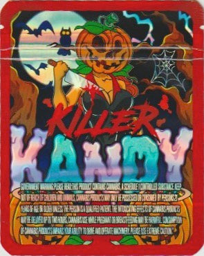 1/8 OZ - MYLAR BAGS (50 CT) - "KILLER KANDY"