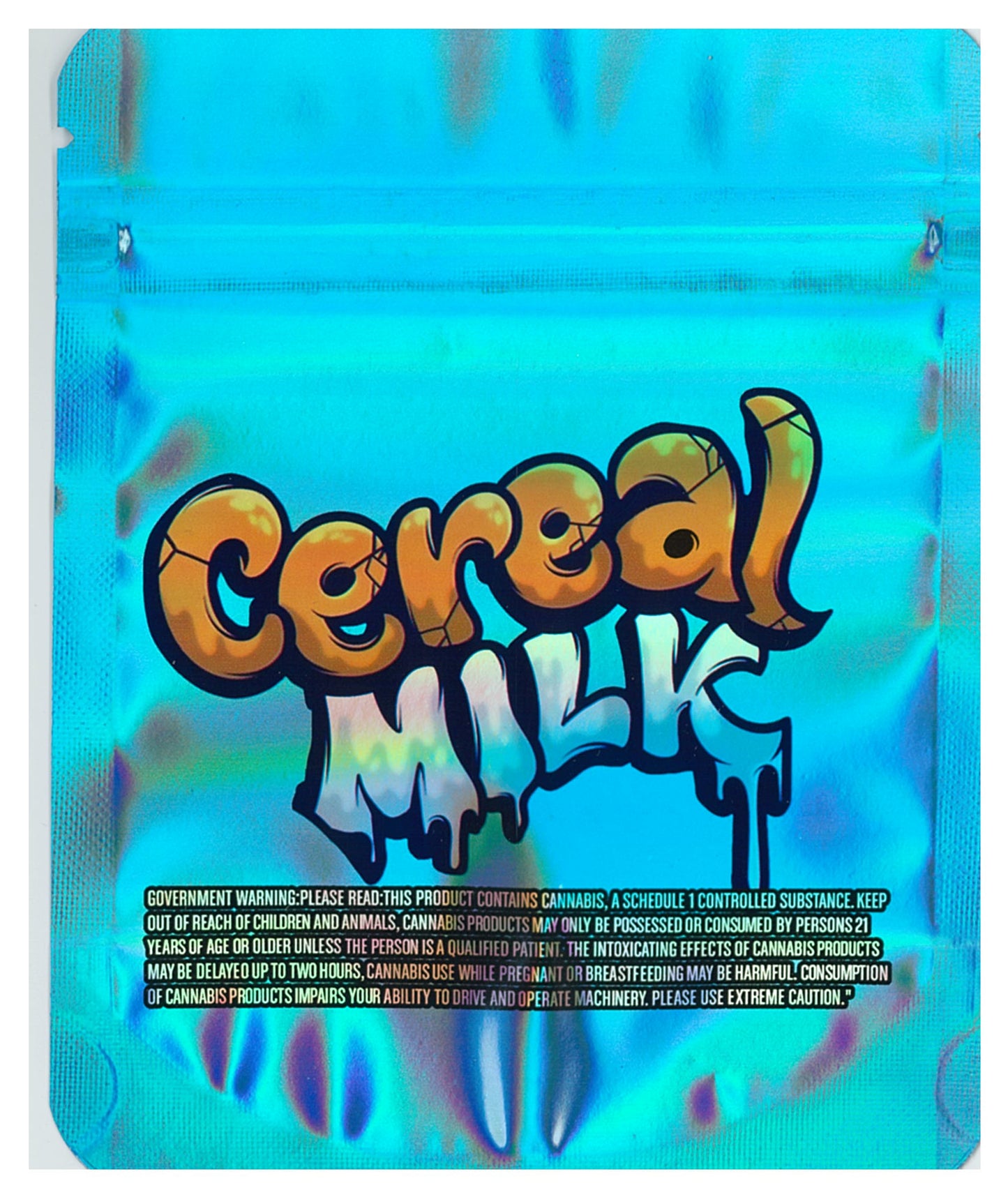 1/8 OZ - MYLAR BAGS (50 CT) - "CEREAL MILK"
