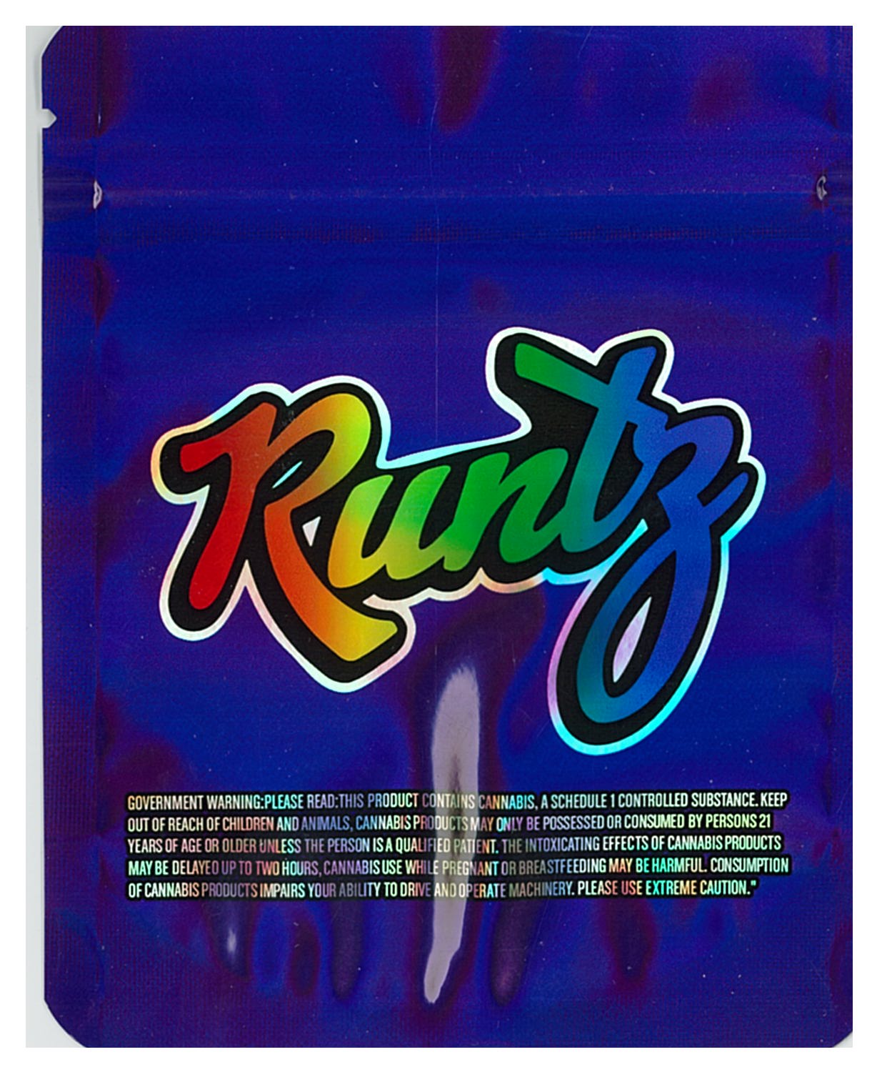 1/8 OZ - MYLAR BAGS (50 CT) - "RUNTS"