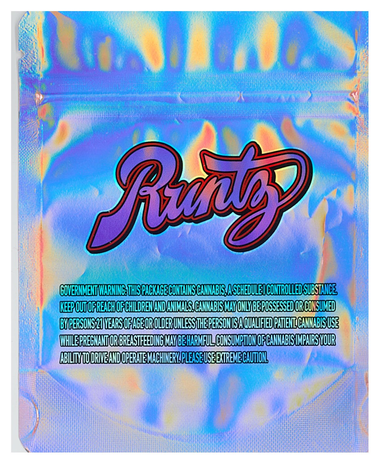 1/8 OZ - MYLAR BAGS (50 CT) - "PEANUT BUTTER RUNTZ"