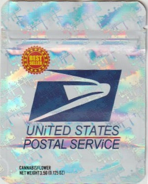 1/8 OZ -  MYLAR BAGS (50  CT) - "UPS"