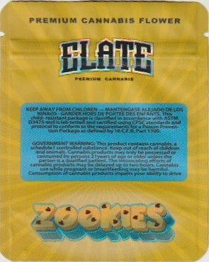 1/8 OZ -  MYLAR BAGS (50  CT) - "ZOOKIES"