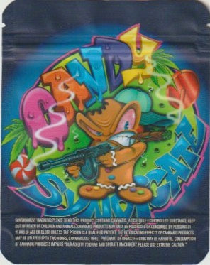 1/8 OZ -  MYLAR BAGS (50  CT) - "CANDY SYNDICATE"