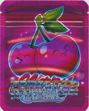 1/8 OZ -  MYLAR BAGS (50 CT) - "CHERRY GELATO"