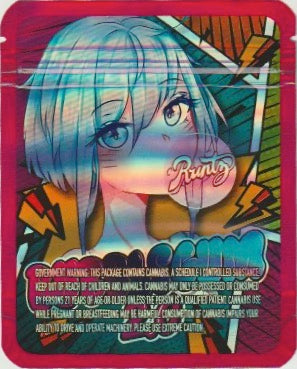 1/8 OZ -  MYLAR BAGS (50 CT) - "BUBBLEGUM RUNTZ 2.0"
