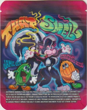 1/8 OZ -  MYLAR BAGS (50  CT) - "THAT SMELL"