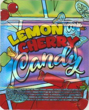 1/8 OZ -  MYLAR BAGS (50  CT) - "LEMON CHERRY CANDY"