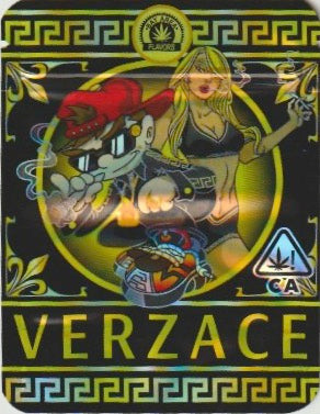 1/8 OZ -  MYLAR BAGS (50  CT) - "VERZACE"