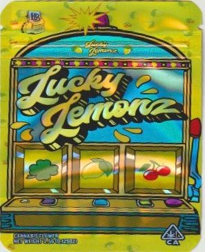 1/8 OZ -  MYLAR BAGS (50  CT) - "LUCKY LEMONS"