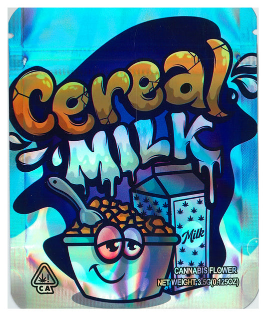 1/8 OZ -  MYLAR BAGS (50 CT) - "CEREAL MILK"
