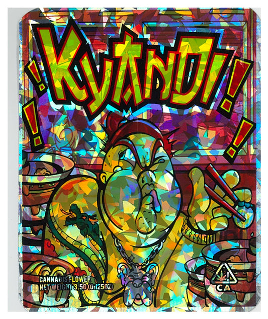 1/8 OZ -  MYLAR BAGS (50 CT) - "KYANDI"