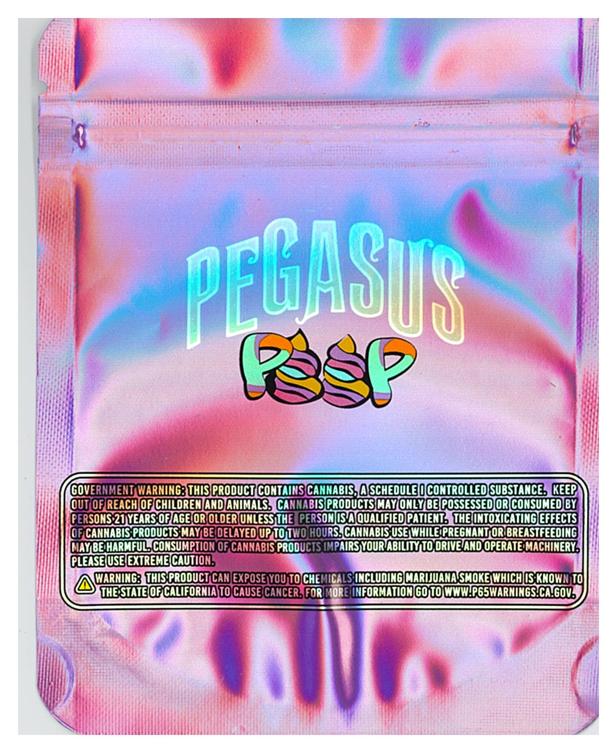 1/8 OZ -  MYLAR BAGS (50 CT) - "PEGASUS POOP"