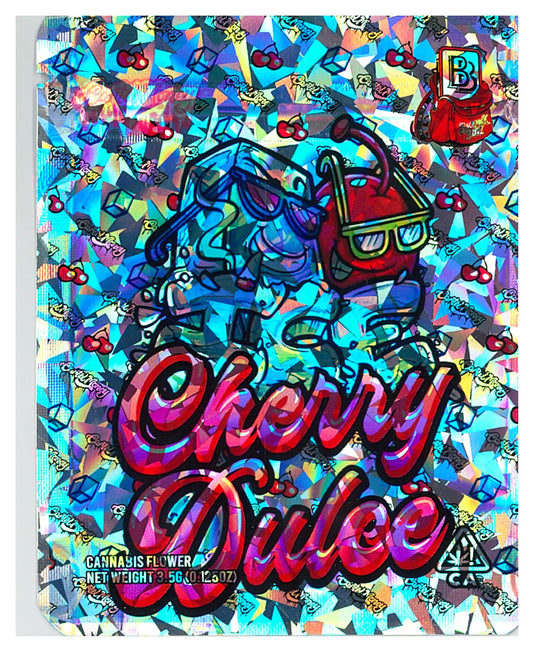 1/8 OZ -  MYLAR BAGS (50 CT) - "CHERRY DULCE"