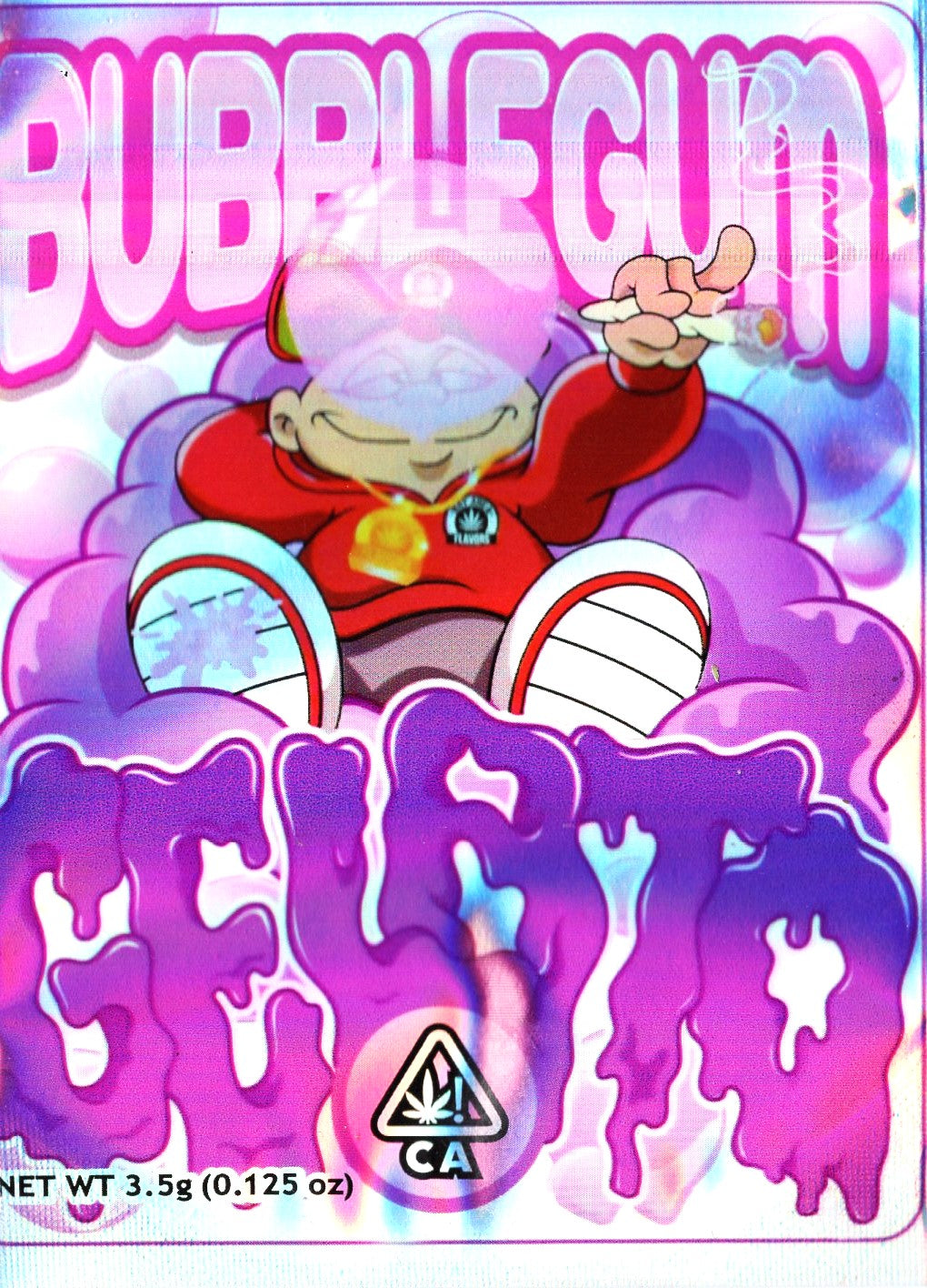 1/8 OZ -  MYLAR BAGS (50 CT) - "BUBBLEGUM GELATO"