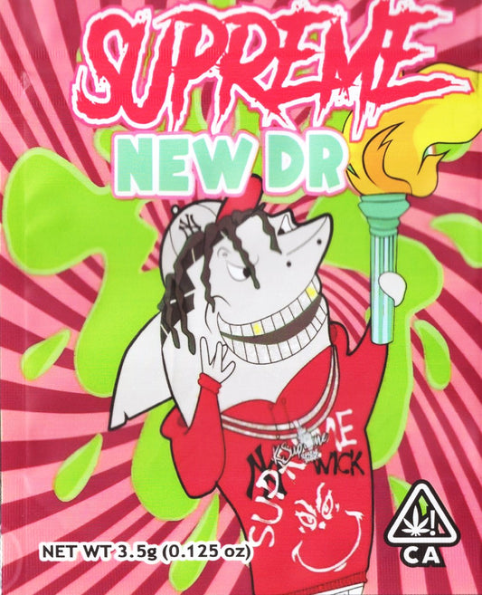 1/8 OZ - MYLAR BAGS (50 CT) - "SUPREME NEW DR"