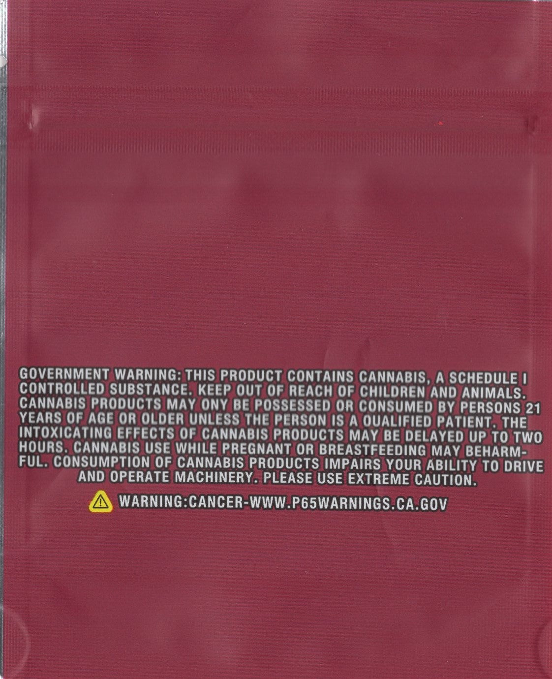 1/8 OZ - MYLAR BAGS (50 CT) - "SUPREME NEW DR"