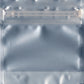 ONE POUND - MYLAR CHILDPROOF BAGS - PLAIN BLACK/CLEAR